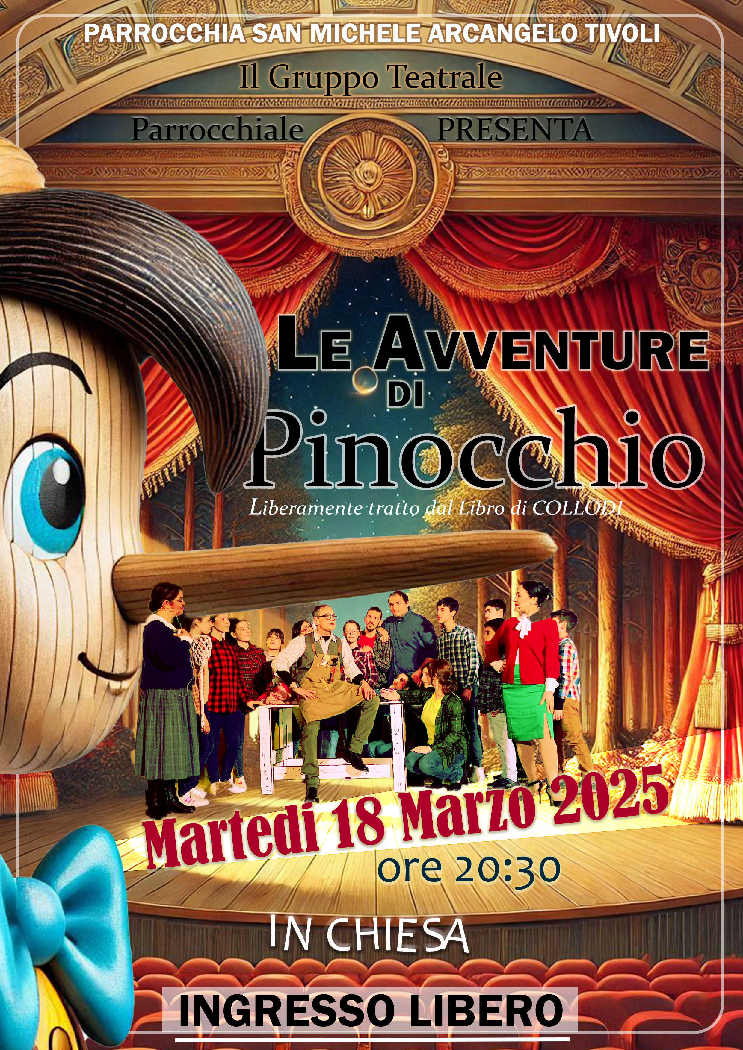 Gruppo teatrale parrocchiale presenta Pinocchio